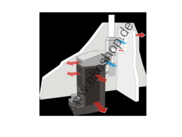 Exhaust gas heat exchanger with fan