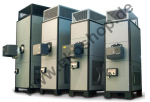 HP 250 warm air heater, 250 kw with fan f. Oil / gas burners
